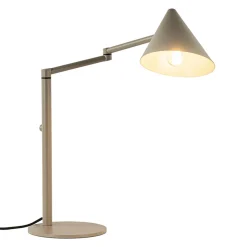 Retro tafellamp met kap verstelbaar zand