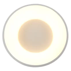 Ronde plafonnière wit 48 cm met LED