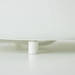 Ronde tafellamp opaal glas 30 cm