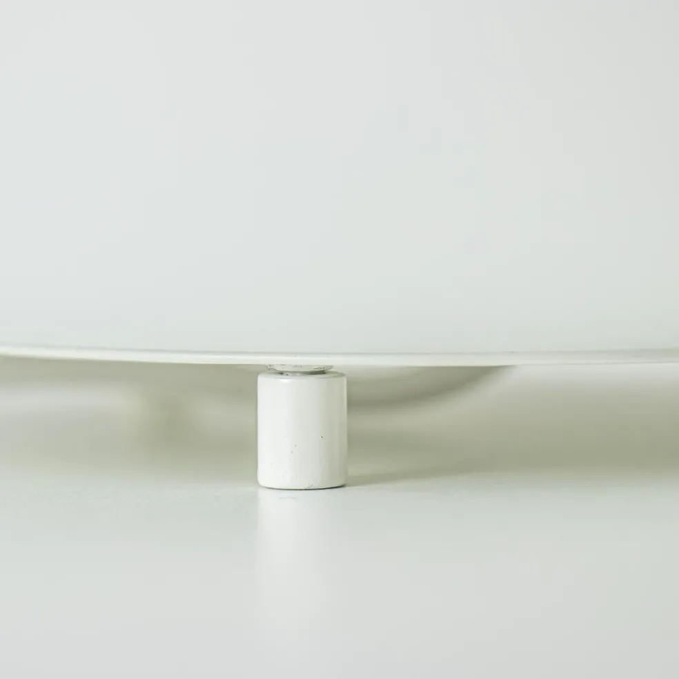 Ronde tafellamp opaal glas 30 cm