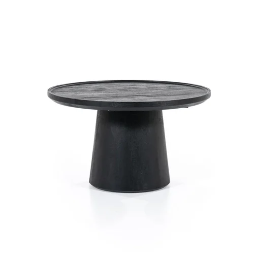 Salontafel Ron zwart 66x39 cm