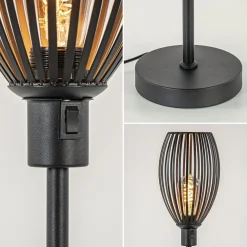 Scandinavische tafellamp mat zwart