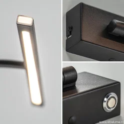 Schilderijlamp Matisse zwart 34cm