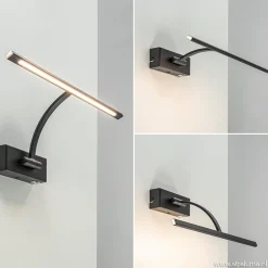 Schilderijlamp Matisse zwart 34cm