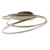 Sierlijke LED plafondlamp ringen goud