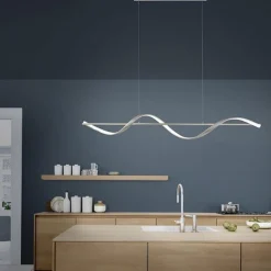 Smart hanglamp spiraal staal