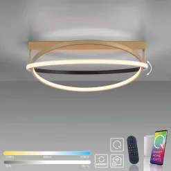 Smart Plafondlamp LED goud verstelbaar