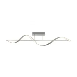 Smart plafondlamp LED spiraal staal