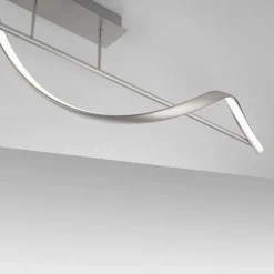 Smart plafondlamp LED spiraal staal