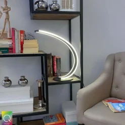 Smart tafellamp antraciet met dimbaar LED