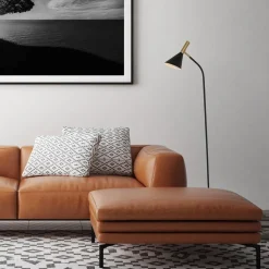 Staande leeslamp Anne's Choice zwart/goud