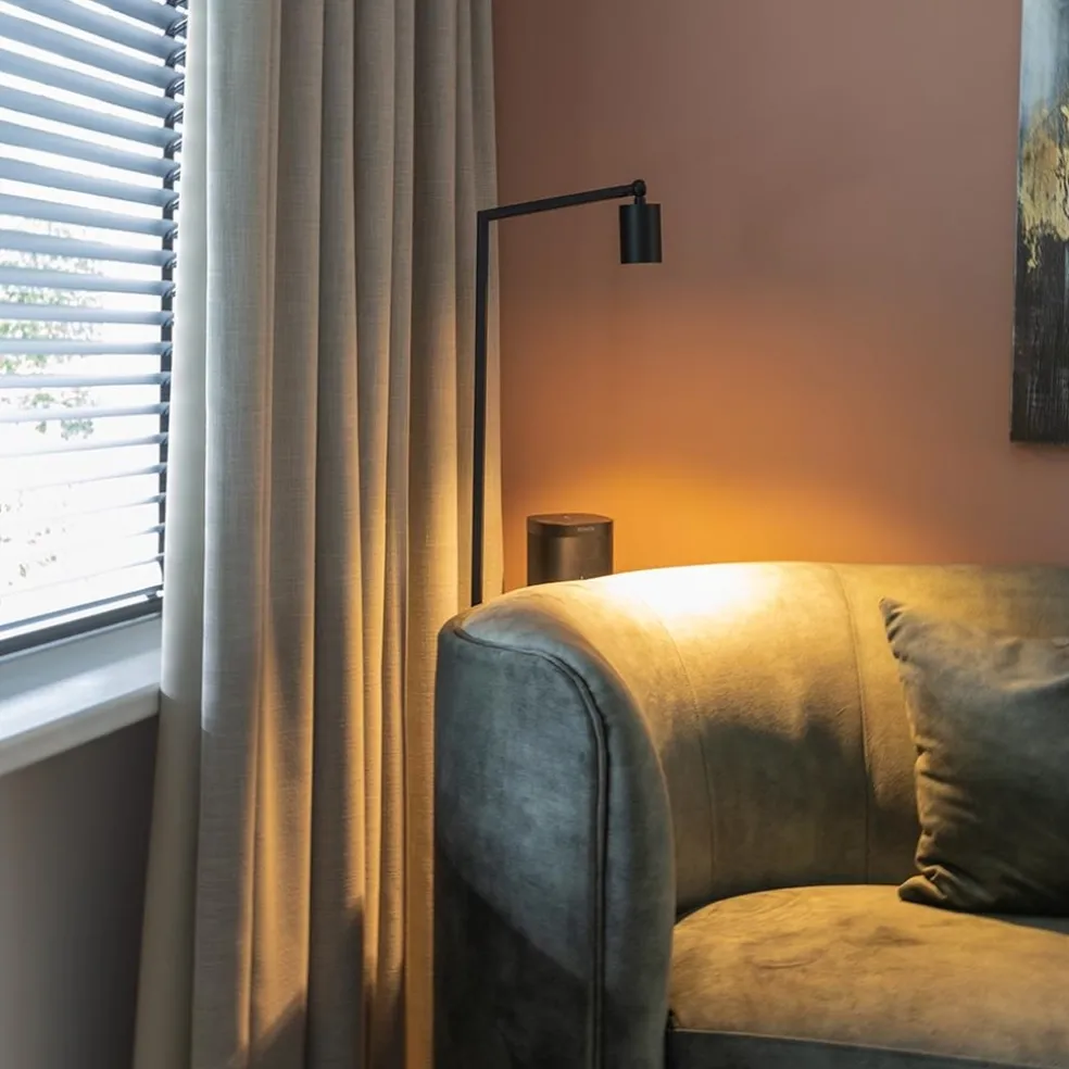 Staande leesspot Bounce zwart