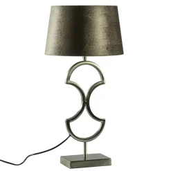 Strak klassieke lampvoet Riava licht goud