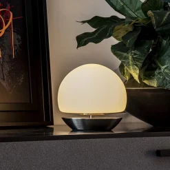 Tafellamp Ancilla bolglas 3-stappen dimbaar