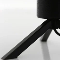 Tafellamp driepoot kegel smoke glas