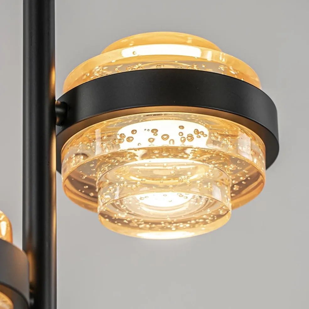 Tafellamp Dynasty zwart/amber