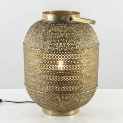 Tafellamp lantaarn goud groot Oriental