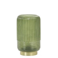 Tafellamp Lipa op batterij groen Light and Living
