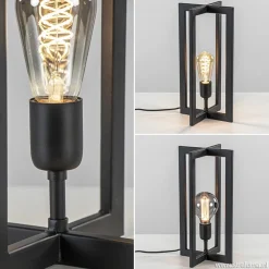 Tafellamp Mace 40cm zwart