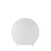 Tafellamp Oblica bol wit 20cm