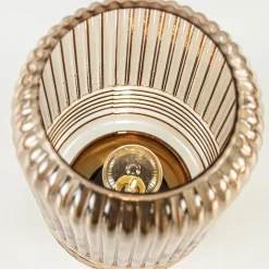 Tafellamp op batterij Lipa amber glas