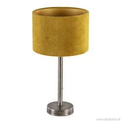 Tafellamp Undai ruw nikkel excl. kap