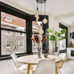 Trendy 3-lichts hanglamp mat zwart exclusief lichtbron