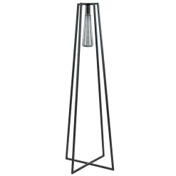 Trendy vloerlamp zwart frame excl lichtbron