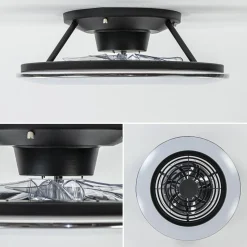 Ventilator Alisio Mini zwart met remote