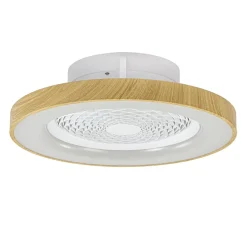 Ventilator Tibet hout/wit afst.bed. cct