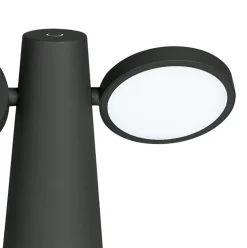 Verstelbare buitenlamp tafel antraciet oplaadbaar