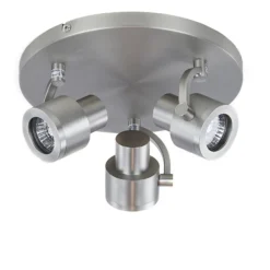 Verstelbare stalen opbouwspot 3-lichts