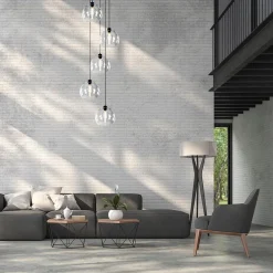 Videlamp / multipendel zwart met 5 helder glazen bollen