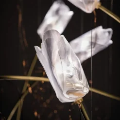 Videlamp Tulip 7L prisma/brass