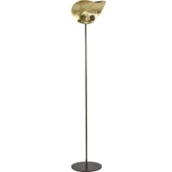 Vloerlamp Chapeau coffee/goldleaf