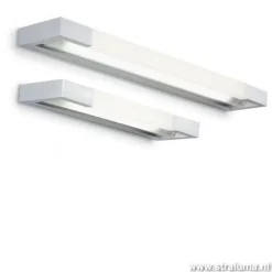 Wandlamp aluminium, glas