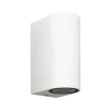 Wandlamp buiten up+down wit IP54