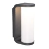Wandlamp cilinder buiten grijs IP44 inclusief LED