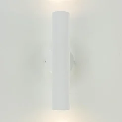 Wandlamp cilinder wit up+down GU10