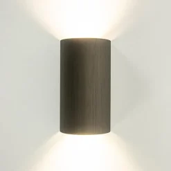 Wandlamp Hera afgerond brons