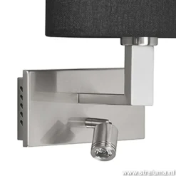 Wandlamp New Oval kap zwart led