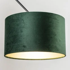 Wandlamp Prestige Chic zwart/kap groen