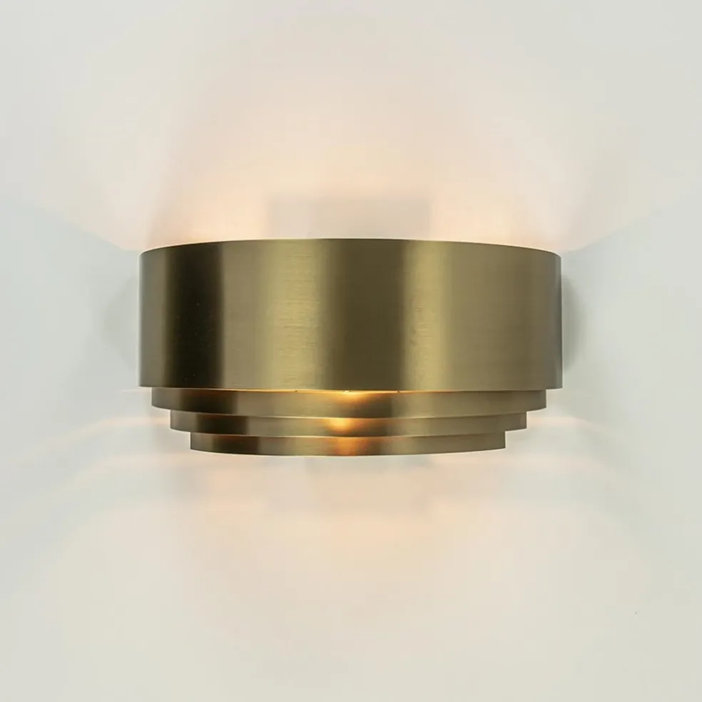 Wandlamp Sofia brass 30cm