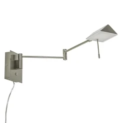 Wandlamp staal verstelbaar met dim to warm functie