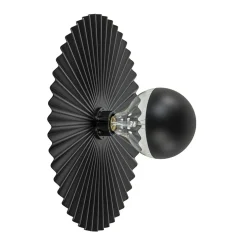 Wand/plafondlamp decoratief zwart