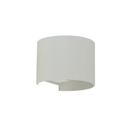Witte LED Buitenlamp IP54 afgerond wit