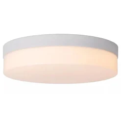 Witte LED plafondlamp IP44 met bewegingssensor