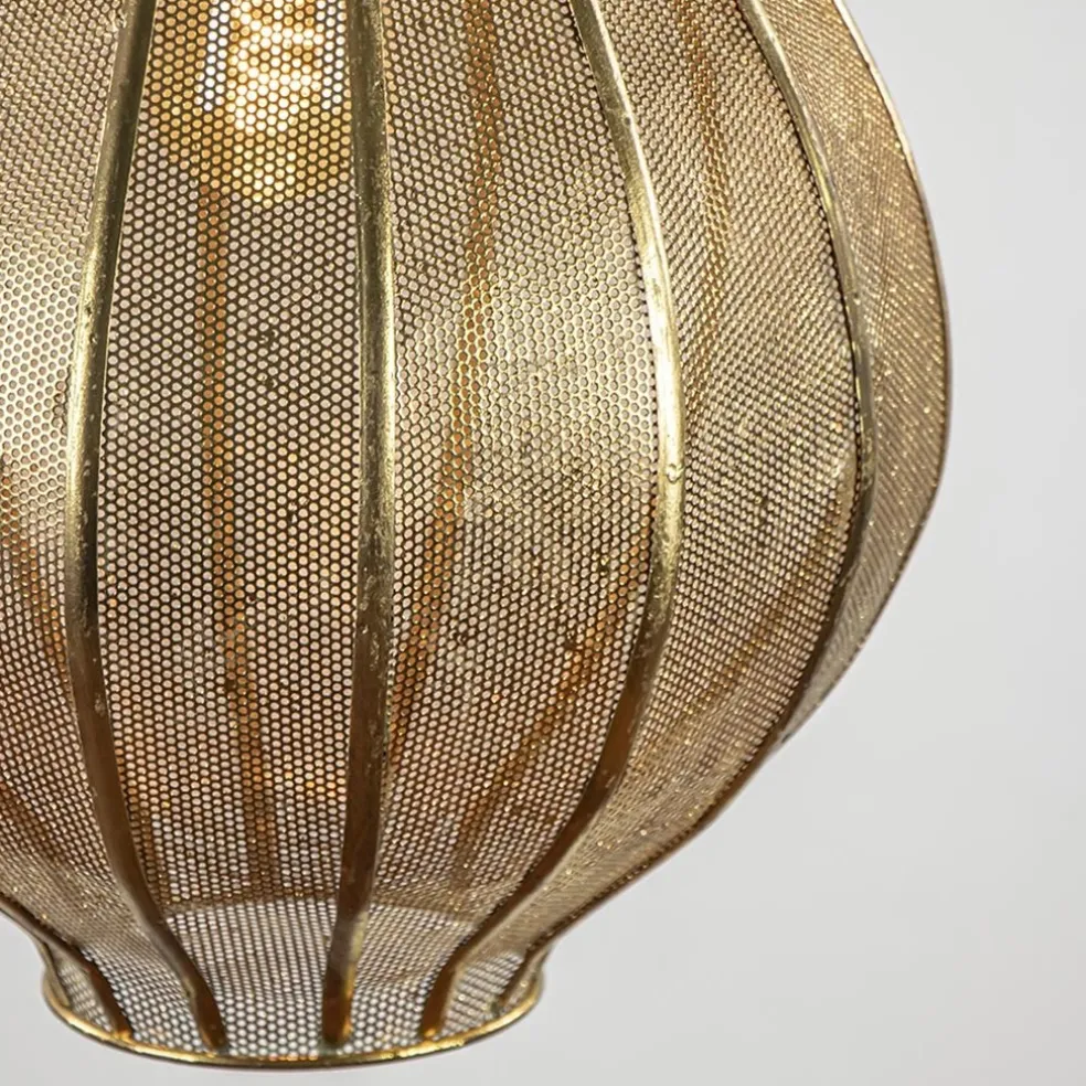 XL Light & Living druppel hanglamp goud oosters Micha