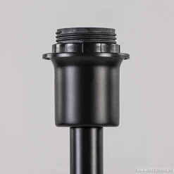 Zwart metalen lampvoet Washington L&L