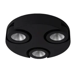 Zwarte design plafondlamp LED